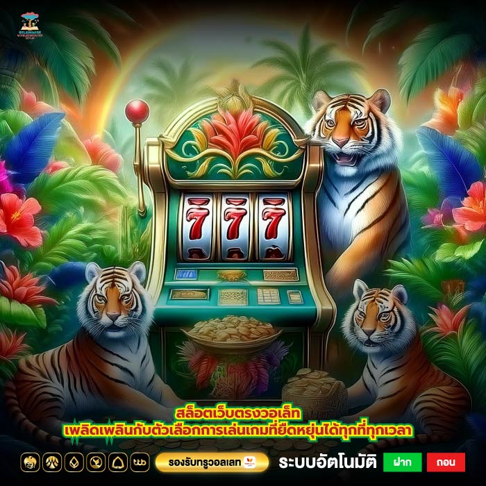 สล็อตเว็บตรงวอเล็ทเพลิดเพลินกับตัวเลือกการเล่นเกมที่ยืดหยุ่นได้ทุกที่ทุกเวลา